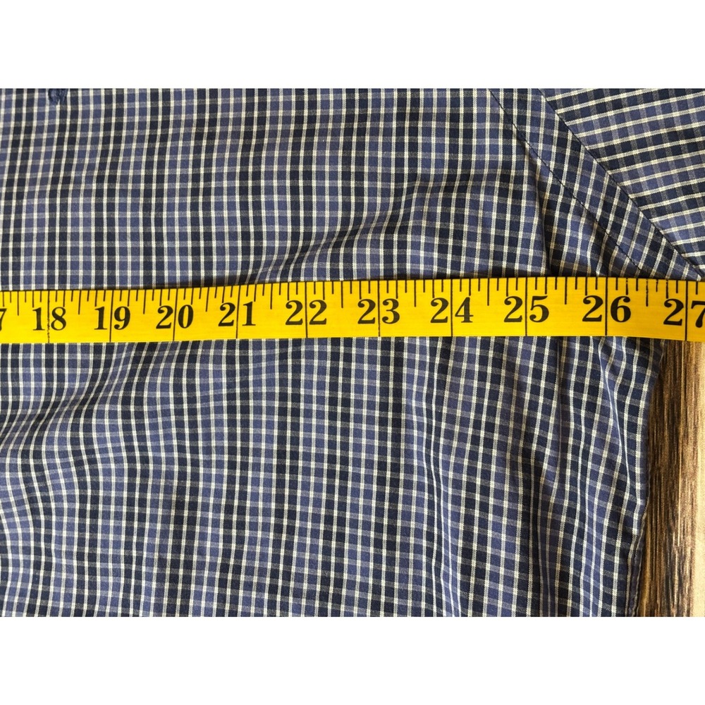 Ralph Lauren Shirt Mens XL Blue Gingham Check Blake Short Sleeve Button Down - Picture 6 of 11